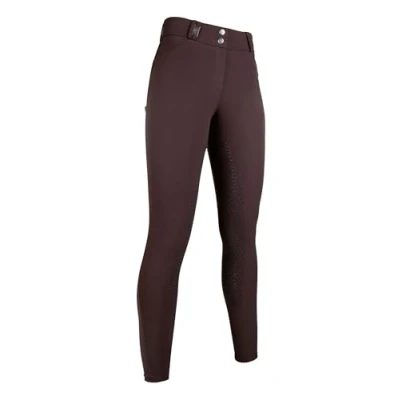 Abbildung von HKM Reithose Monaco Crystal Silikon Besatz Dunkelbraun 44