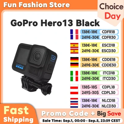 Abbildung von GoPro HERO13 Black Action Cam (4K Ultra HD, Bluetooth, WLAN (Wi Fi)