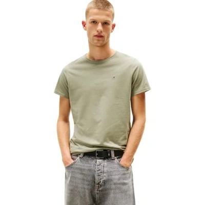 Abbildung von Tommy Jeans Men&#039;s TJM XSLIM Jersey Tee DM0DM04411, Green, S, Grün (Utility Sage), S
