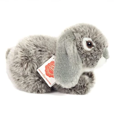 Abbildung von Teddy Hermann® Kuscheltier Widderkaninchen 18 cm, grau, zum Teil aus recyceltem Material