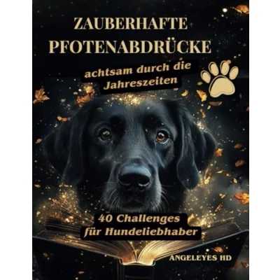 Abbildung von „Zauberhafte Pfotenabdrücke Achtsam durch die Jahreszeiten“ 40 liebevolle Challenges für Hundeliebhaber : Beginne jederzeit Deine Reise ... und Liebe zwischen Dir deinem Hund