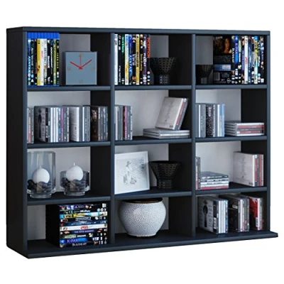 Abbildung von VCM Standregal Holz CD DVD Bücherregal Regal Megosa L, 1 tlg.