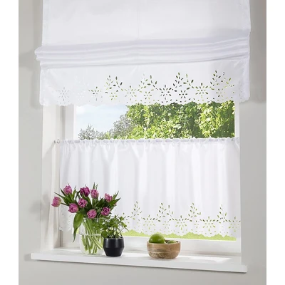 Abbildung von Home affaire Scheibengardine &quot;Neapel&quot;, (1 St.), halbtransparent, Seiden Optik