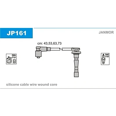 Abbildung von JANMOR JP161 Zündkabelsatz HONDA: CRX 2, CR V 1