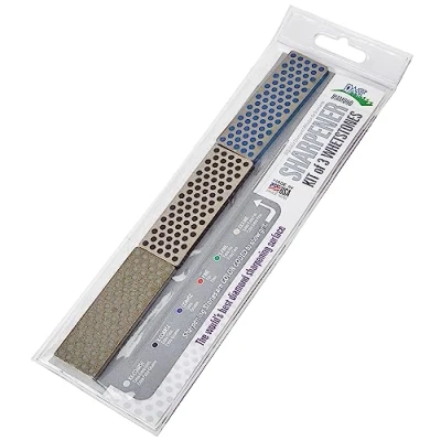 Abbildung von DMT Mini Diamant Ski und Snowboard Abziehstein, 70 mm, Set mit 3 Stück, WS7K2