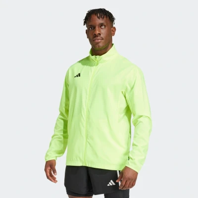 Abbildung von adidas Performance Adizero Laufjacke, Herren, Größe: Medium, Lucid lemon