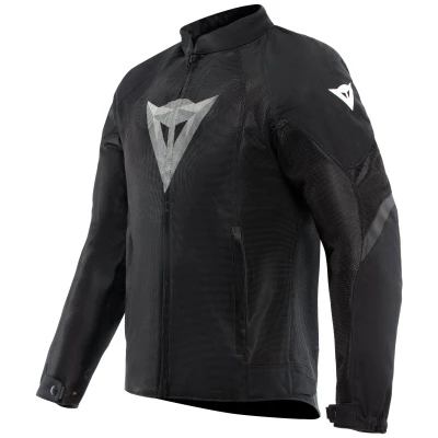 Abbildung von Dainese Air Graphics Tex Jacket, Sommer Motorradjacke, belüftet und leicht, mit weichen Protektoren an Schultern Ellenbogen, Mann, Schwarz/Weiß Diamant, 60