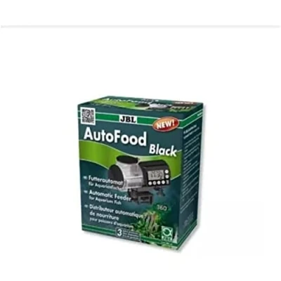Abbildung von JBL AutoFood 60615, Futterautomat für Aquarienfische, Schwarz