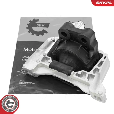 Abbildung von ESEN SKV 75SKV258 Motorlager rechts Hydrolager Aluminium, Gummi 254mm 144mm FORD: Focus 3 Turnier, 2 Kombi, Schrägheck, VOLVO: V50