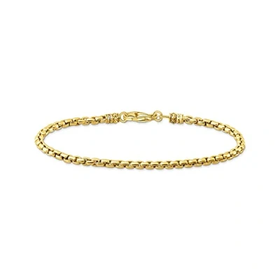 Abbildung von THOMAS SABO Venezia Armband aus 925er Sterlingsilber und Gelbgold, Länge 16cm, A2086 413 39 L16