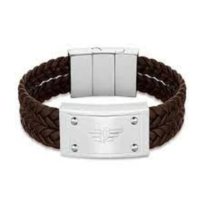 Abbildung von Police PEAGB2214604 Herren Armband, Leder, 19 cm