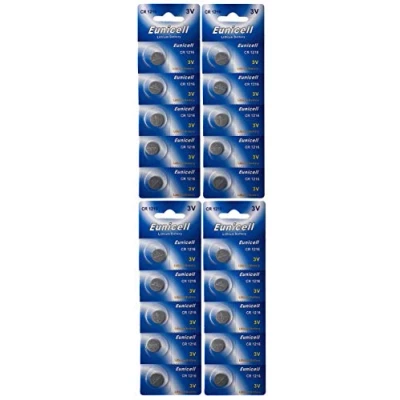Abbildung von 20 x CR1216 (4 Blistercards a 5 Batterien) EINWEG Markenware Eunicell