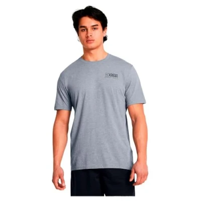 Abbildung von Under Armour Tshirt print Steel light heather, Herren, Größe: Small, heather