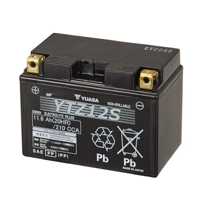 Abbildung von Yuasa Batterie AGM Gel geschlossen YTZ12S, 12V, 11Ah