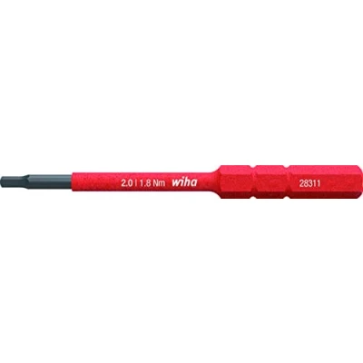 Abbildung von Wiha 37223, 1 Stück(e), Hex (metrisch), 2 mm, 0,9 Nm, 7,5 cm, 8 g