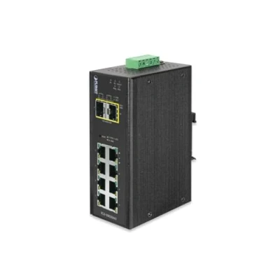 Abbildung von ASSMANN PLANET IP30 industrieller 8xGE + 2xGE SFP Full Managed Switch