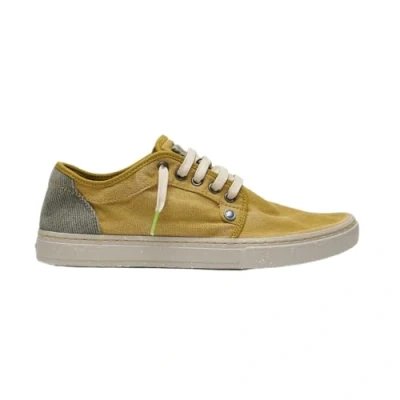 Abbildung von Satorisan Heisei Gaia Terra.2 Casual Sneaker Herren und Damen Vintage Textil Sportschuhe Farbe Psychadelic khaki Größe 44