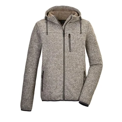 Abbildung von G.I.G.A. DX Herren Strickfleecejacke/Fleecejacke mit Kapuze GW 54 MN KNTFLC JCKT, olive brown, M, 42275 000