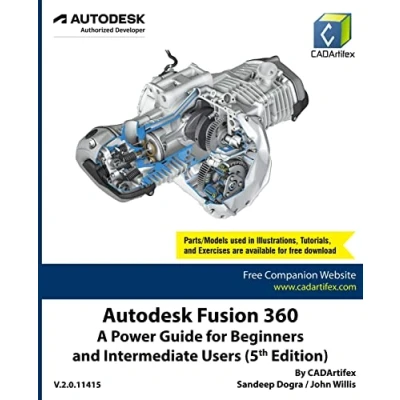 Abbildung von Autodesk Fusion 360: A Power Guide for Beginners and Intermediate Users (5th Edition)