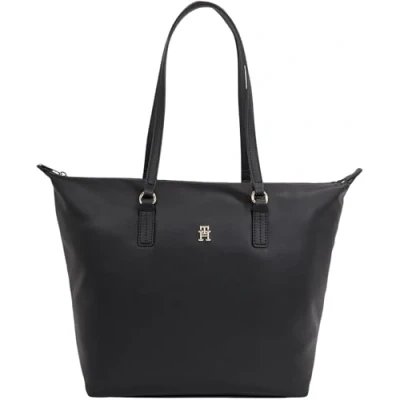 Abbildung von Tommy Hilfiger Poppy Reform TOTE Shopping Bag, Damen, Größe: One Size, Black