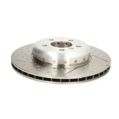 Abbildung von TRW DF6601S Bremsscheibe 345 24 5 120 Belüftet, geschlitzt/gelocht, Verbundbremsscheibe hochgekohlt BMW: 4 Coupe, 3 Touring, Cabrio