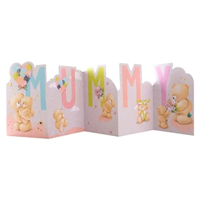 Abbildung von Hallmark Muttertagskarte für Mama süßes Forever Friends Herzballon Design