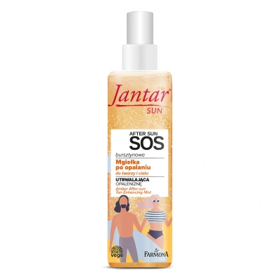 Abbildung von FARMONA Jantar Sun Bursztynowa Mgiełka po tanning SOS for face and body fixing tan 200ml