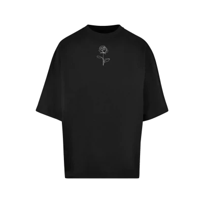 Abbildung von Merchcode Spring ROSE HUGE Tshirt print, Herren, Größe: Large, Black