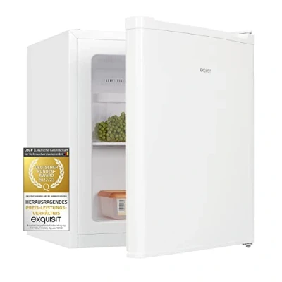 Abbildung von Exquisit Mini Gefrierschrank GB05 040E weissPV klein 33 L Volumen 4 Sterne Tiefkühlschrank &amp; kompakt