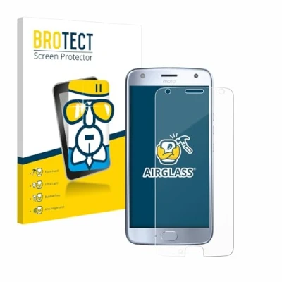 Abbildung von BROTECT Schutzglas für Motorola Moto X4 Schutzfolie Panzer Folie Glas [Extrem Kratzfest 9H, Anti Fingerprint, Ultra Transparent]
