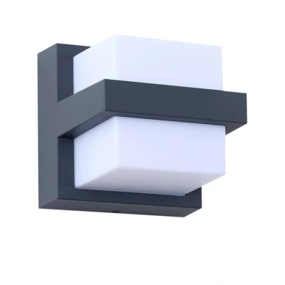 Abbildung von Lindby Smart LED Außenwandleuchte Fyra eckig CCT RGB Tuya
