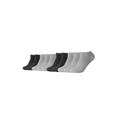 Abbildung von camano 10 PACK Socken, Größe: 39 42, Light grey melange