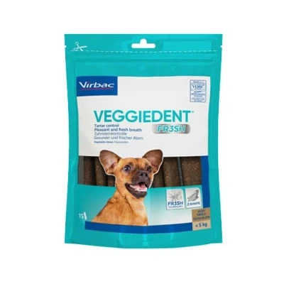 Abbildung von VeggieDent FR3SH Kaustreifen bis zu 5 kg 15 Stück