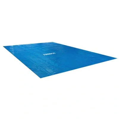 Abbildung von Arebos Pool Solarabdeckplane eckig 3 x 2 m Blau Solarplane Stärke 120 µm Solarfolie zuschneidbar Poolheizung Wassererwärmung Wärmeplane