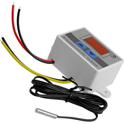 Abbildung von AZDelivery XH W3001 Thermostat Digitales LED Temperaturreglermodul mit Temperaturanzeige Einstellbar, Thermostatschalter Wasserdichter Temperaturfühler NTC DC 12V 120W 10A und inklusive E Book!