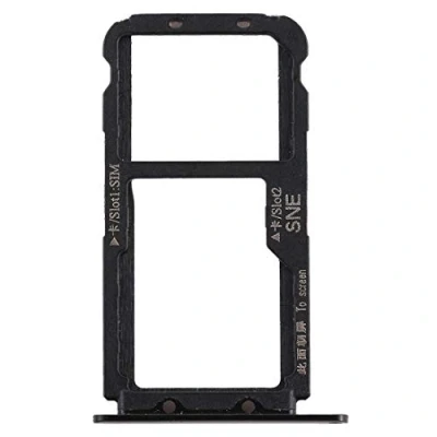 Abbildung von Kompatibel mit Huawei Mate 20 Lite (SNE LX1 SNE L21 AL00) Slot Kartensteckplatz SIM Tray Wagen Kartenfach Nano 1 + SIM2 Fach oder Micro SD Speicher (schwarz)