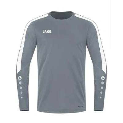 Abbildung von JAKO Teamsport Power Langarmshirt für Kinder, Größe: 140, Grauweiss