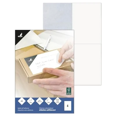 Abbildung von Kangaro Universal Etiketten ILK 105x148mm Box 100 Blatt 4 per