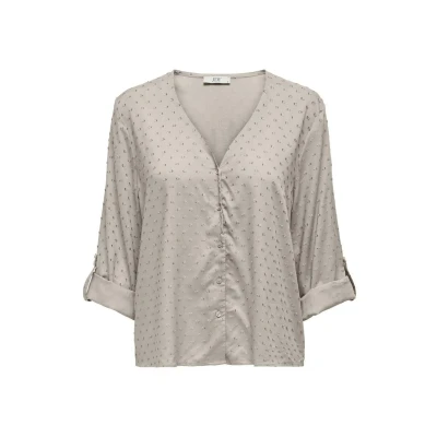 Abbildung von JDY Jdydiana LIFE Bluse, Damen, Größe: XS, Hellgrau