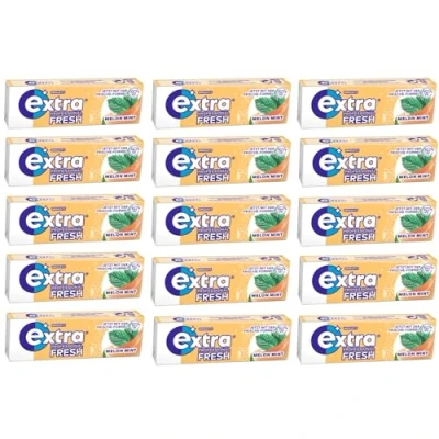 Abbildung von Wählen Sie unter 4 verschiedenen Sorten Wrigleys Extra Professional Fresh jeweils 15 x10 Dragees Ein Angebot von FISGUS by krass shoppen de (Melon Mint)