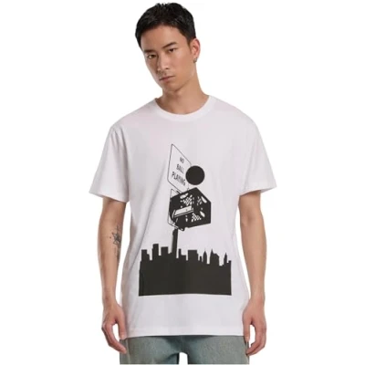 Abbildung von Mister TEE NO BALL Tshirt print, Herren, Größe: Large, White