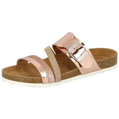 Abbildung von Lico Bioline Fashion Damen Pantoletten, Rosegold, 37 EU