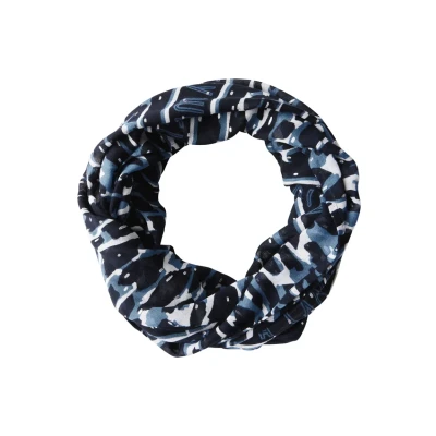 Abbildung von Cecil LOOP MIT Folien Print Schlauchschal, Damen, Größe: One Size, Blau