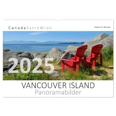 Abbildung von Vancouver Island Panoramabilder (Wandkalender 2025 DIN A2 quer), CALVENDO Monatskalender