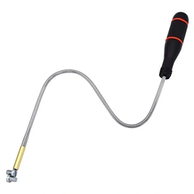 Abbildung von TIFLER Magnetheber 500 mm, Flexibler Schwanenhals, Ø 7mm, bis 0,5 kg, Magnetstab Magnetgreifer Magnet