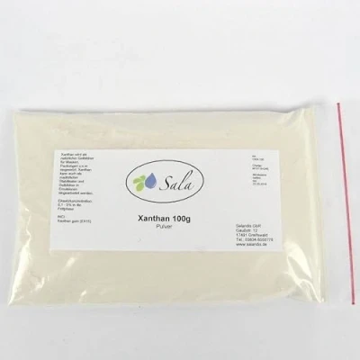 Abbildung von Sala Xanthan Gum Pulver E415 Bindemittel konv. (100 g Beutel)