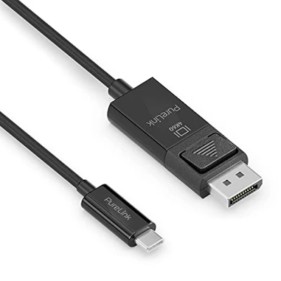 Abbildung von PureLink USB C auf DisplayPort Kabel, 4K Ultra HD 60Hz, vergoldete Steckkontakte, 1,50m, schwarz