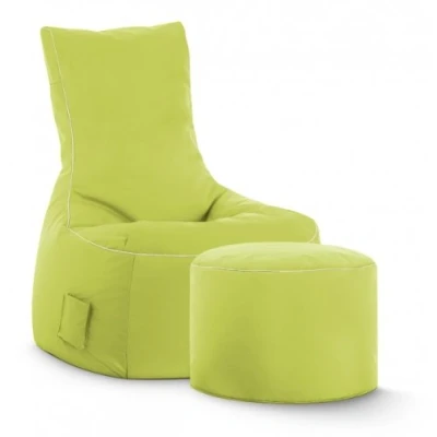 Abbildung von SITTING POINT only by MAGMA Sitzsack Set Brava Swing + Hocker grün