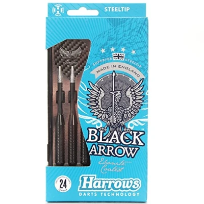 Abbildung von Harrows Black Arrow Steeldarts schwarz 20 g