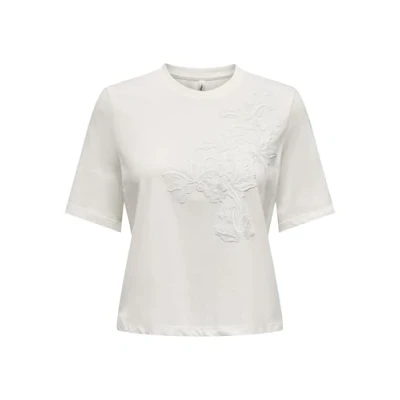 Abbildung von ONLY Onljessa LIFE Short BOX Tshirt basic, Damen, Größe: XS, Cloud dancer
